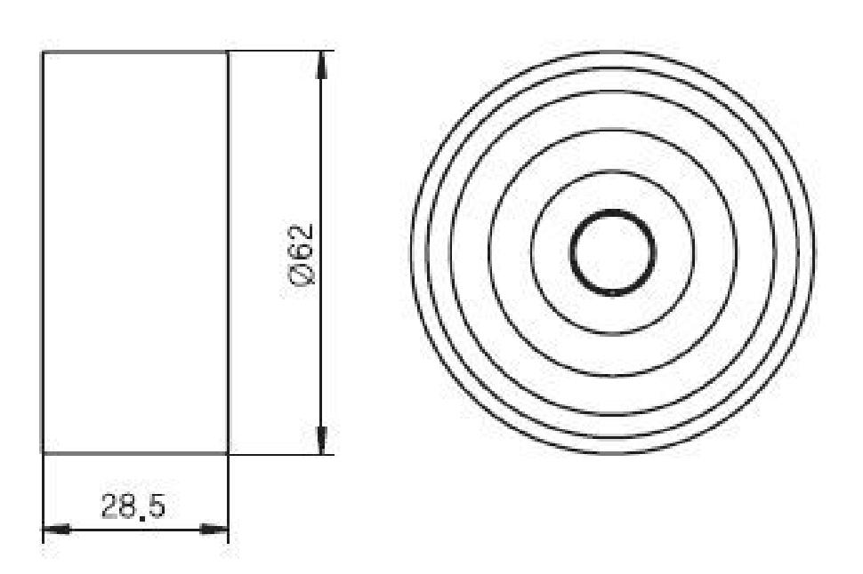 Ролик ГРМ TOYOTA AVENSIS 2.0 97-03 /CAMRY 2.0 88-91 /COROLLA 1...