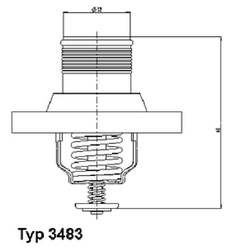 Термостат CITROEN C4/C5/C8/ 1.8-2.0 /PEUGEOT 206/307/406/407/8...