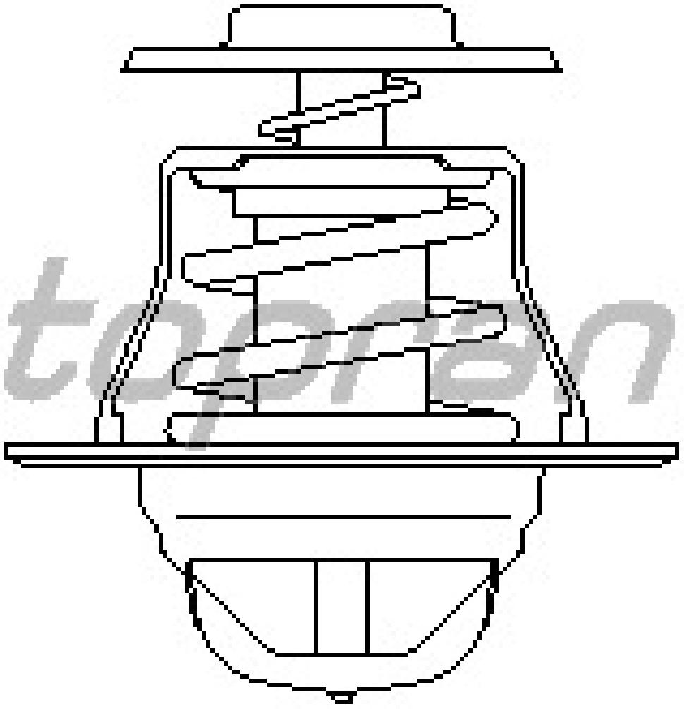 Термостат AUDI A3/A4 1.9-2.0TDI 00- / SKODA OCTAVIA 1.9TDI 00-...